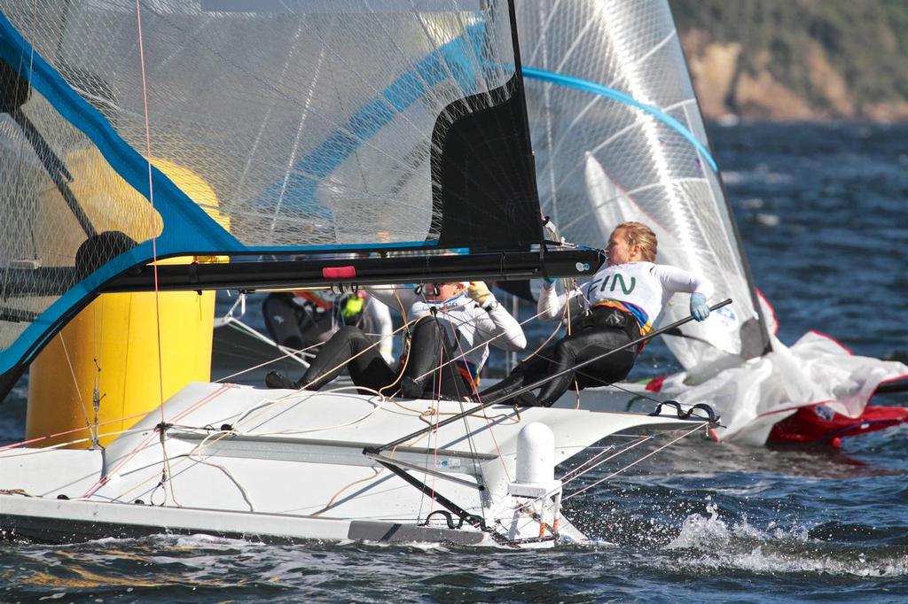 Day 6 - 49erFX August 13, 2016 - Race 5 © Richard Gladwell www.photosport.co.nz